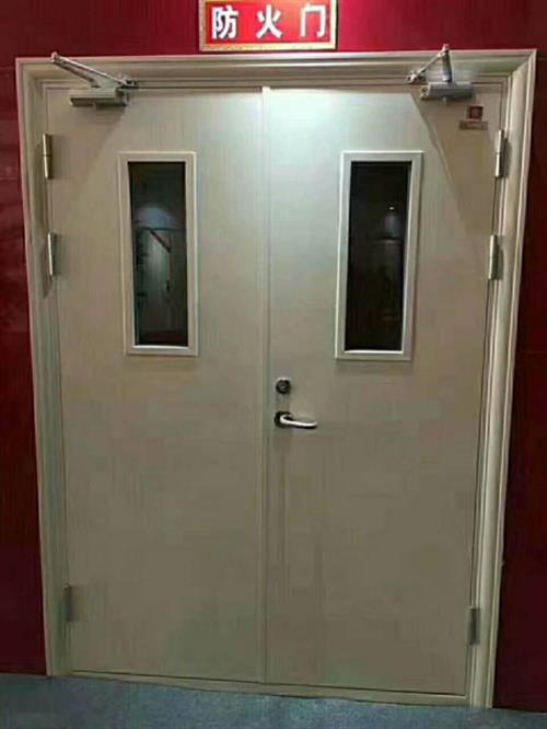 鋼制平開帶窗防火門